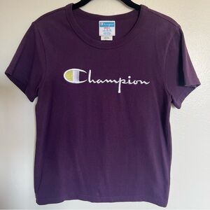 Champion Women’s Purple & White Tee